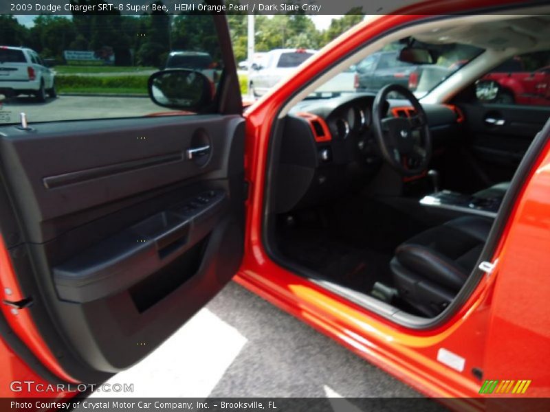 HEMI Orange Pearl / Dark Slate Gray 2009 Dodge Charger SRT-8 Super Bee