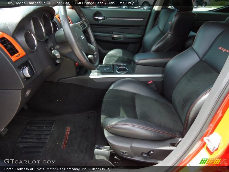 HEMI Orange Pearl / Dark Slate Gray 2009 Dodge Charger SRT-8 Super Bee