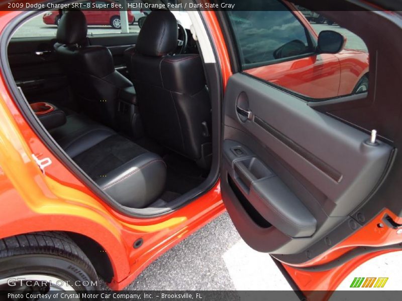 HEMI Orange Pearl / Dark Slate Gray 2009 Dodge Charger SRT-8 Super Bee