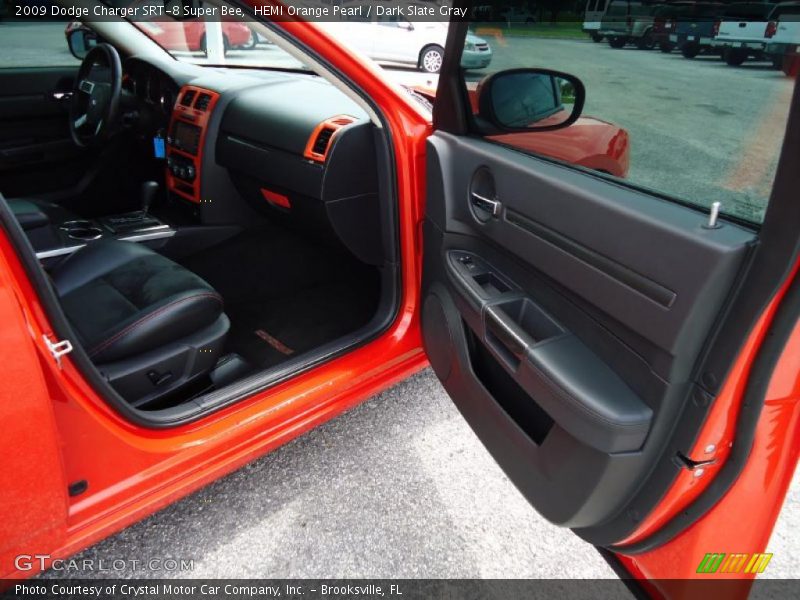 HEMI Orange Pearl / Dark Slate Gray 2009 Dodge Charger SRT-8 Super Bee