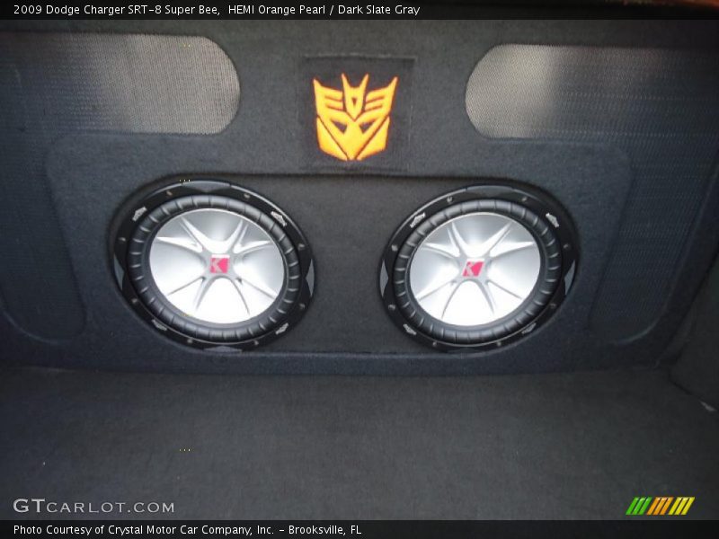 HEMI Orange Pearl / Dark Slate Gray 2009 Dodge Charger SRT-8 Super Bee