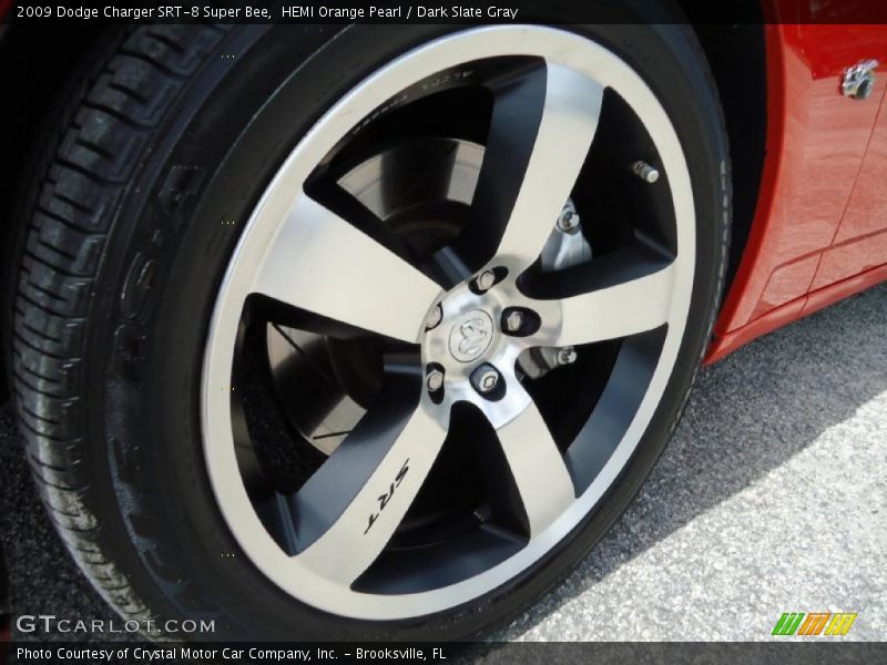 HEMI Orange Pearl / Dark Slate Gray 2009 Dodge Charger SRT-8 Super Bee