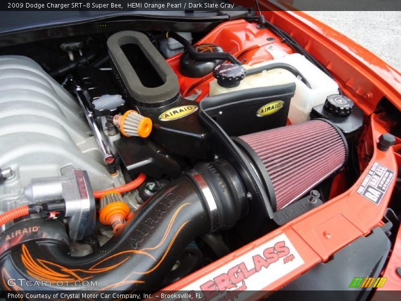 HEMI Orange Pearl / Dark Slate Gray 2009 Dodge Charger SRT-8 Super Bee