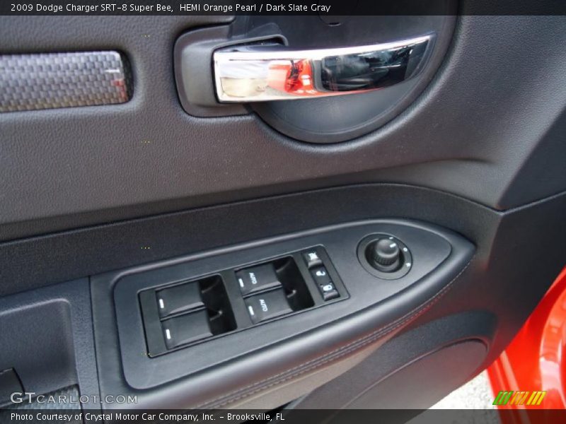 HEMI Orange Pearl / Dark Slate Gray 2009 Dodge Charger SRT-8 Super Bee