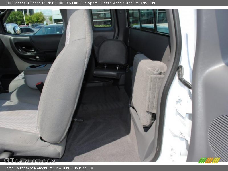 Classic White / Medium Dark Flint 2003 Mazda B-Series Truck B4000 Cab Plus Dual Sport