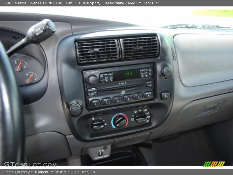 Classic White / Medium Dark Flint 2003 Mazda B-Series Truck B4000 Cab Plus Dual Sport