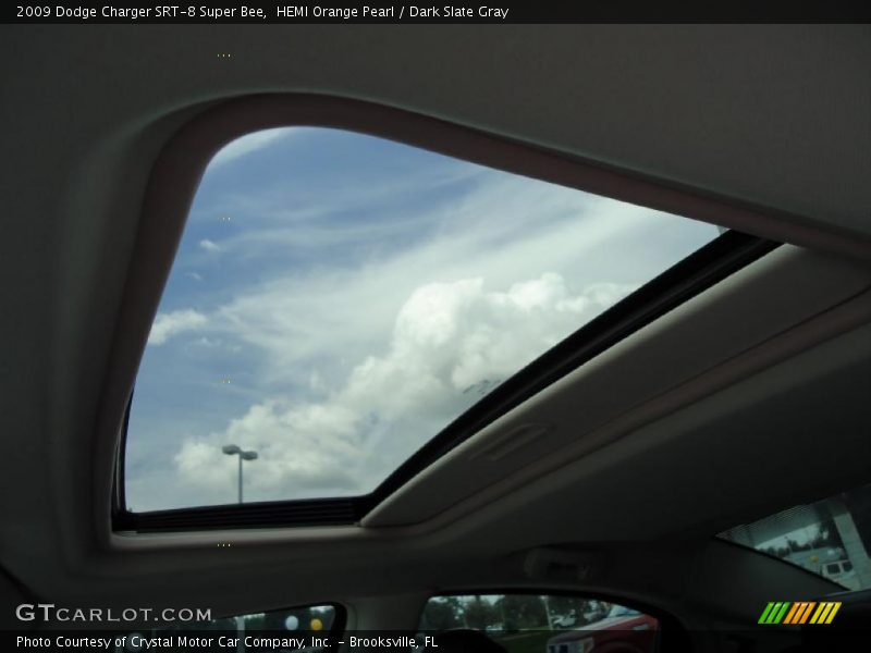 HEMI Orange Pearl / Dark Slate Gray 2009 Dodge Charger SRT-8 Super Bee