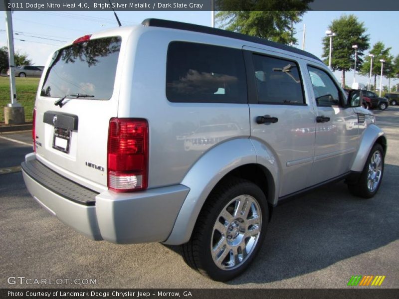 Bright Silver Metallic / Dark Slate Gray 2011 Dodge Nitro Heat 4.0