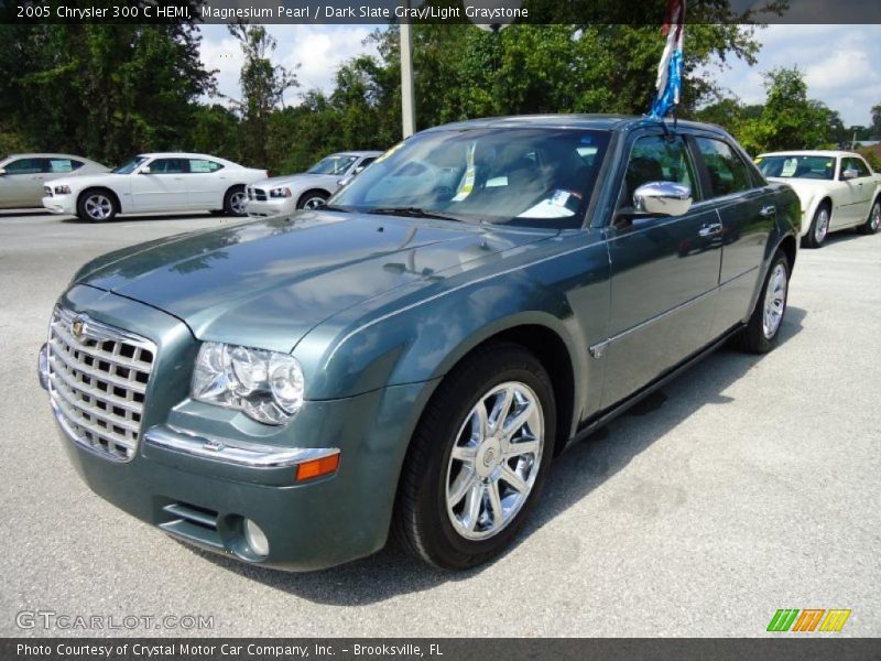 Magnesium Pearl / Dark Slate Gray/Light Graystone 2005 Chrysler 300 C HEMI