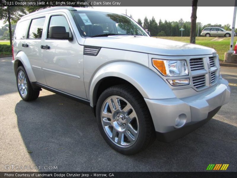 Bright Silver Metallic / Dark Slate Gray 2011 Dodge Nitro Heat 4.0