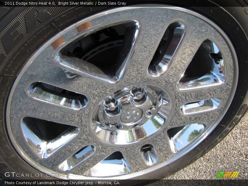 Bright Silver Metallic / Dark Slate Gray 2011 Dodge Nitro Heat 4.0