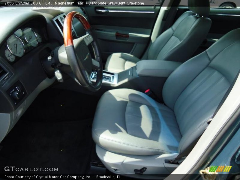 Magnesium Pearl / Dark Slate Gray/Light Graystone 2005 Chrysler 300 C HEMI