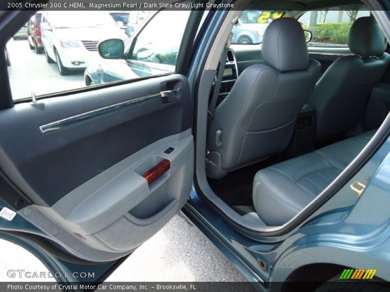 Magnesium Pearl / Dark Slate Gray/Light Graystone 2005 Chrysler 300 C HEMI