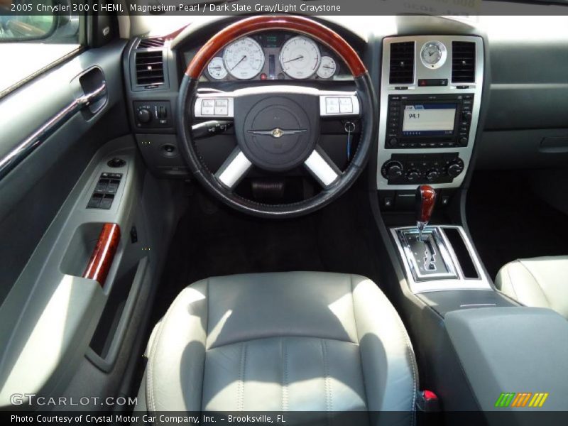 Magnesium Pearl / Dark Slate Gray/Light Graystone 2005 Chrysler 300 C HEMI