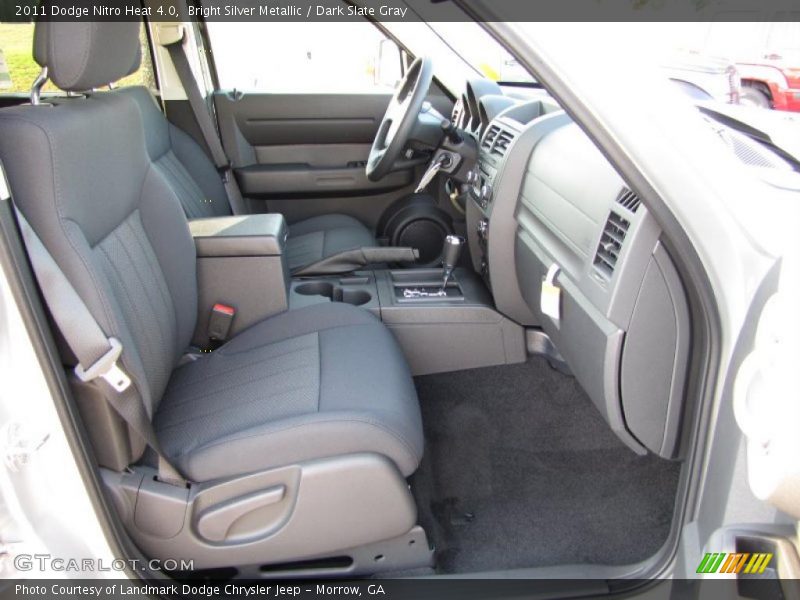 Bright Silver Metallic / Dark Slate Gray 2011 Dodge Nitro Heat 4.0
