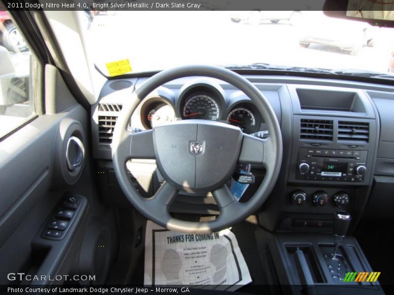 Bright Silver Metallic / Dark Slate Gray 2011 Dodge Nitro Heat 4.0