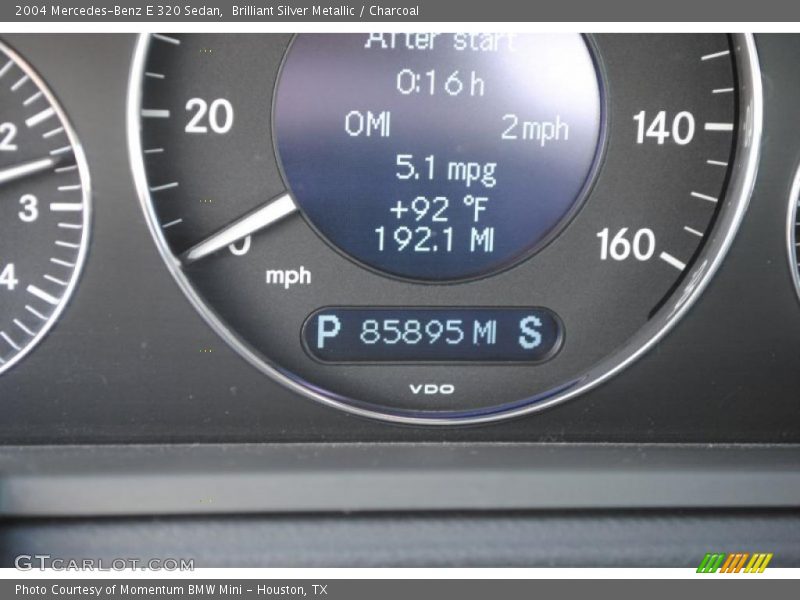 Brilliant Silver Metallic / Charcoal 2004 Mercedes-Benz E 320 Sedan