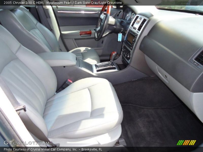 Magnesium Pearl / Dark Slate Gray/Light Graystone 2005 Chrysler 300 C HEMI