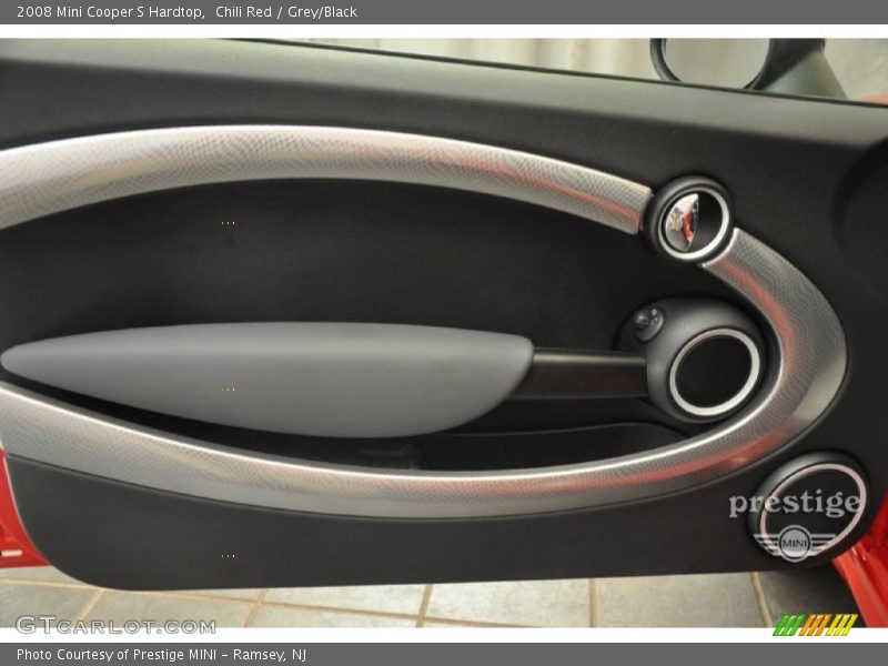 Chili Red / Grey/Black 2008 Mini Cooper S Hardtop