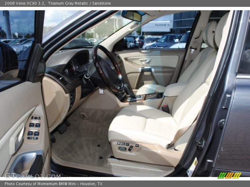 Titanium Gray Metallic / Sandstone 2008 Volvo XC90 3.2