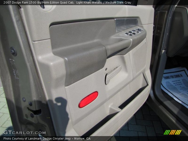 Light Khaki Metallic / Medium Slate Gray 2007 Dodge Ram 1500 Big Horn Edition Quad Cab
