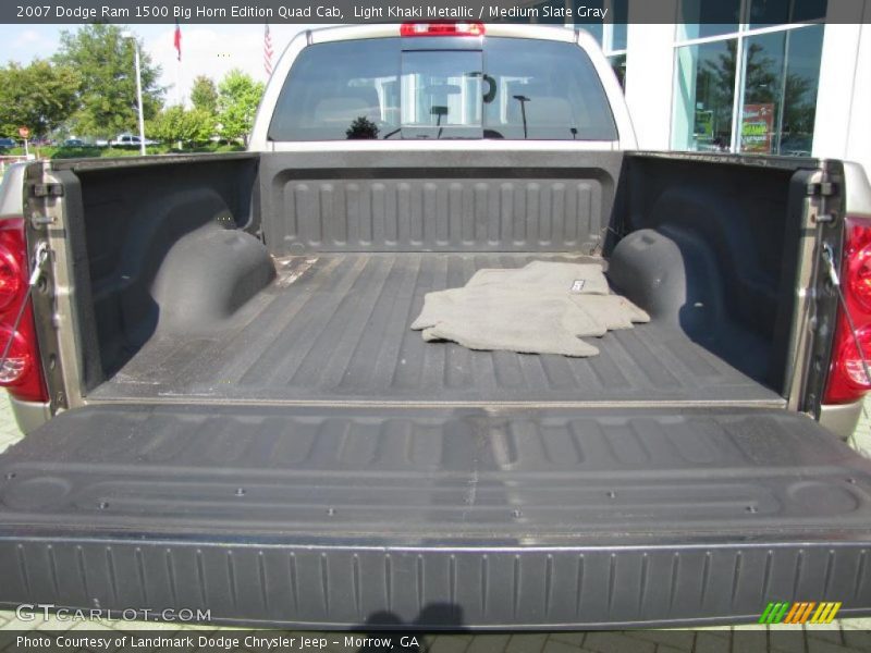 Light Khaki Metallic / Medium Slate Gray 2007 Dodge Ram 1500 Big Horn Edition Quad Cab