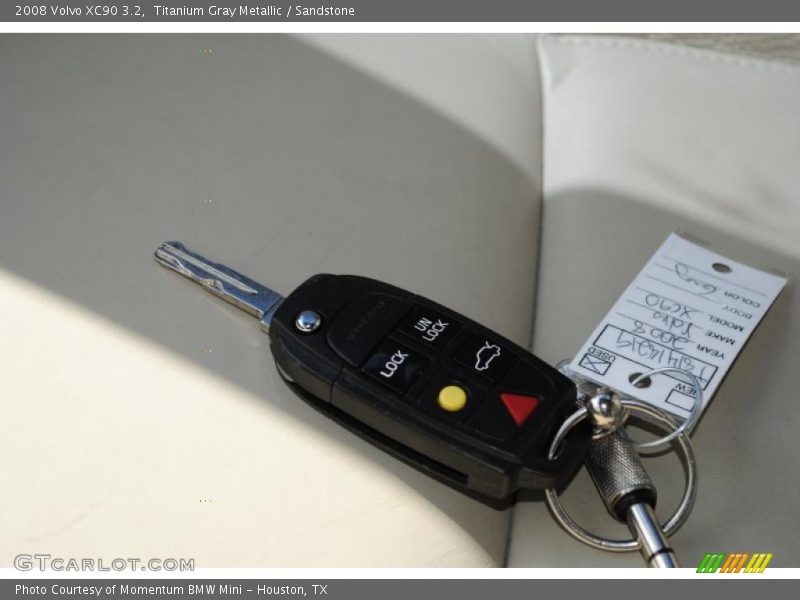 Titanium Gray Metallic / Sandstone 2008 Volvo XC90 3.2