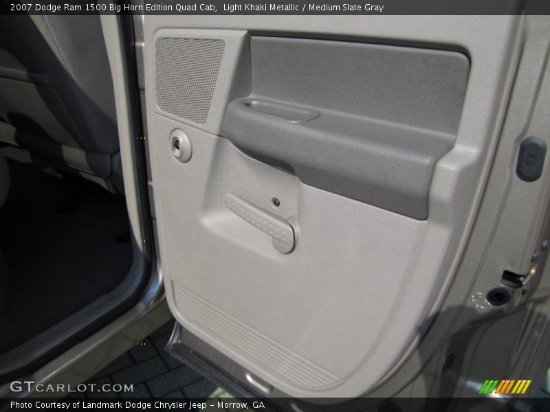 Light Khaki Metallic / Medium Slate Gray 2007 Dodge Ram 1500 Big Horn Edition Quad Cab