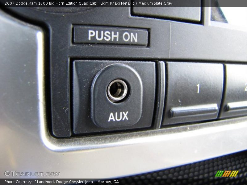 Light Khaki Metallic / Medium Slate Gray 2007 Dodge Ram 1500 Big Horn Edition Quad Cab
