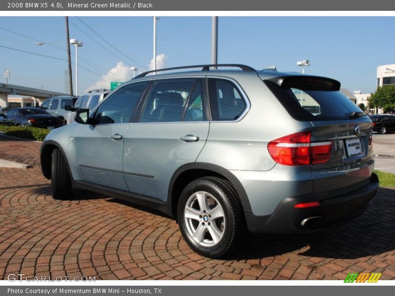 Mineral Green Metallic / Black 2008 BMW X5 4.8i