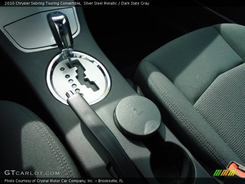 Silver Steel Metallic / Dark Slate Gray 2010 Chrysler Sebring Touring Convertible