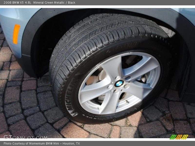 Mineral Green Metallic / Black 2008 BMW X5 4.8i