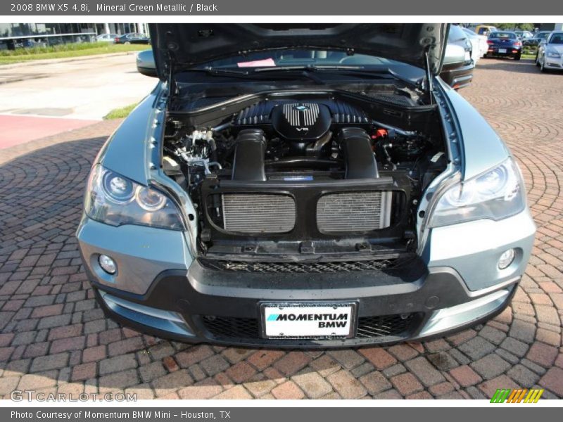 Mineral Green Metallic / Black 2008 BMW X5 4.8i