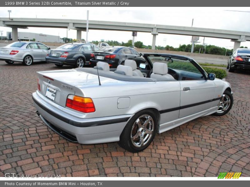 Titanium Silver Metallic / Grey 1999 BMW 3 Series 328i Convertible
