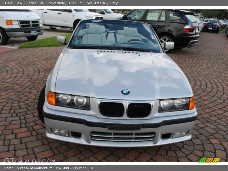 Titanium Silver Metallic / Grey 1999 BMW 3 Series 328i Convertible