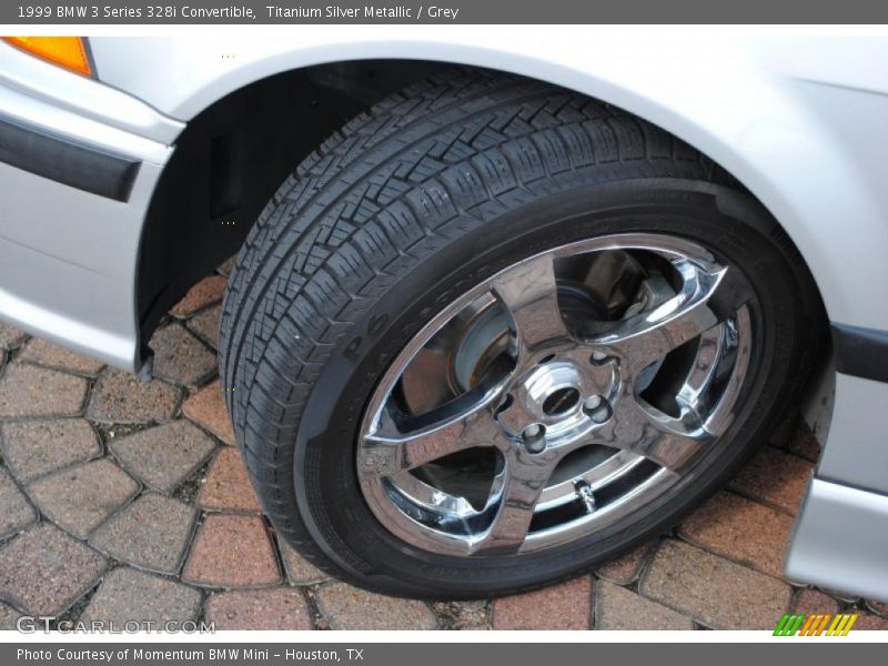 Titanium Silver Metallic / Grey 1999 BMW 3 Series 328i Convertible