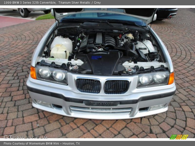 Titanium Silver Metallic / Grey 1999 BMW 3 Series 328i Convertible