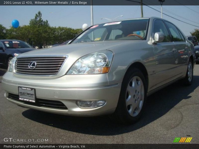 Millenium Silver Metallic / Ecru Beige 2001 Lexus LS 430
