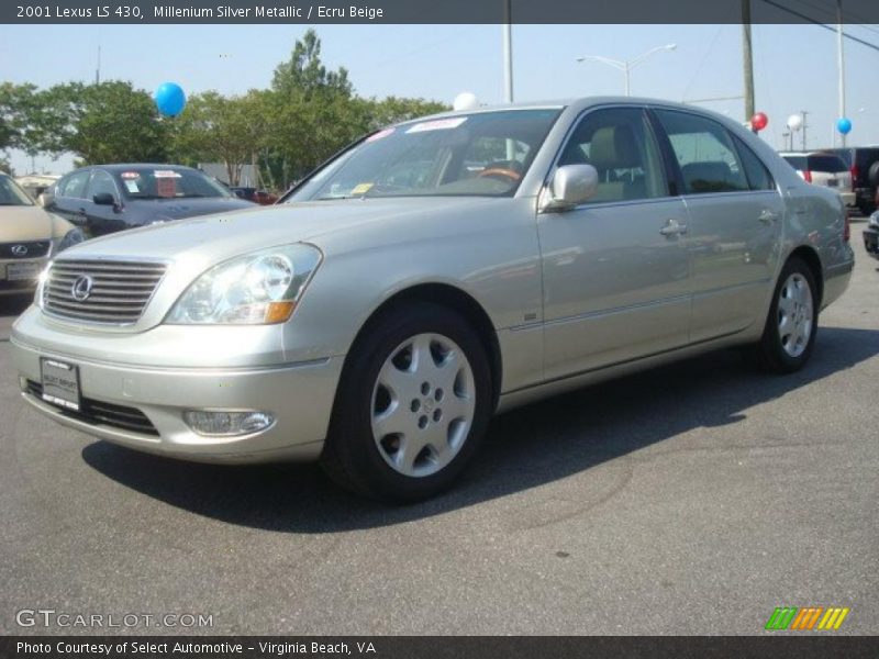 Millenium Silver Metallic / Ecru Beige 2001 Lexus LS 430