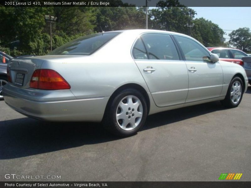Millenium Silver Metallic / Ecru Beige 2001 Lexus LS 430