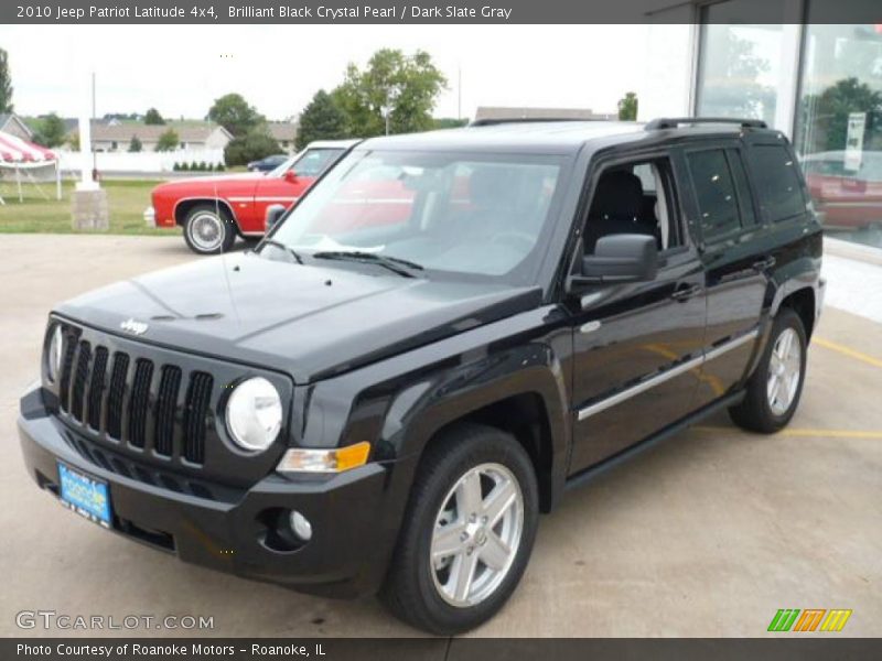 Brilliant Black Crystal Pearl / Dark Slate Gray 2010 Jeep Patriot Latitude 4x4