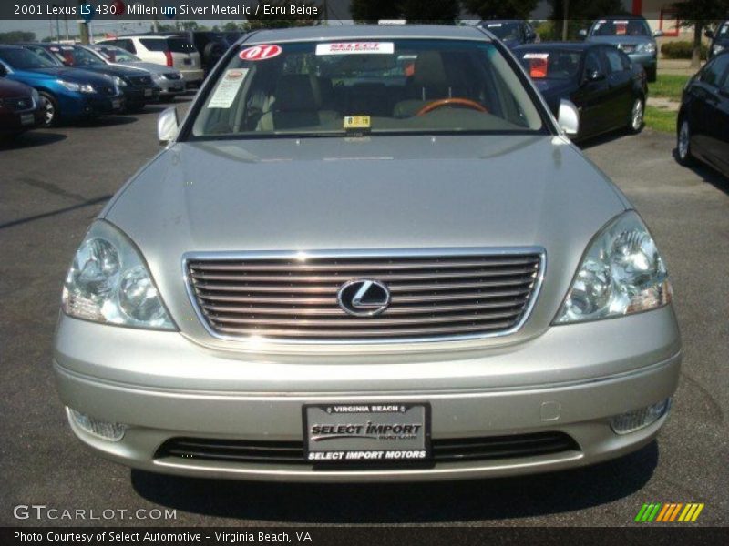 Millenium Silver Metallic / Ecru Beige 2001 Lexus LS 430