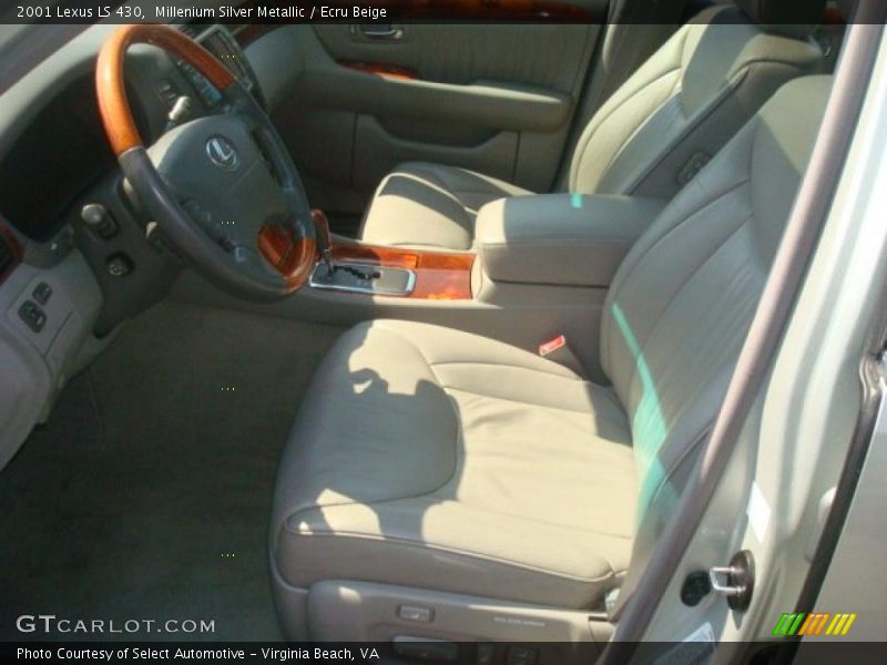 Millenium Silver Metallic / Ecru Beige 2001 Lexus LS 430