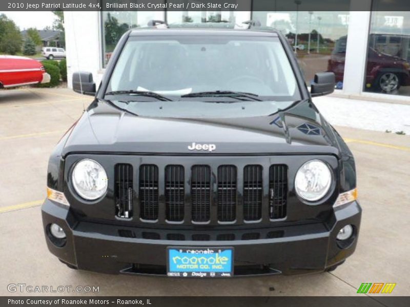 Brilliant Black Crystal Pearl / Dark Slate Gray 2010 Jeep Patriot Latitude 4x4