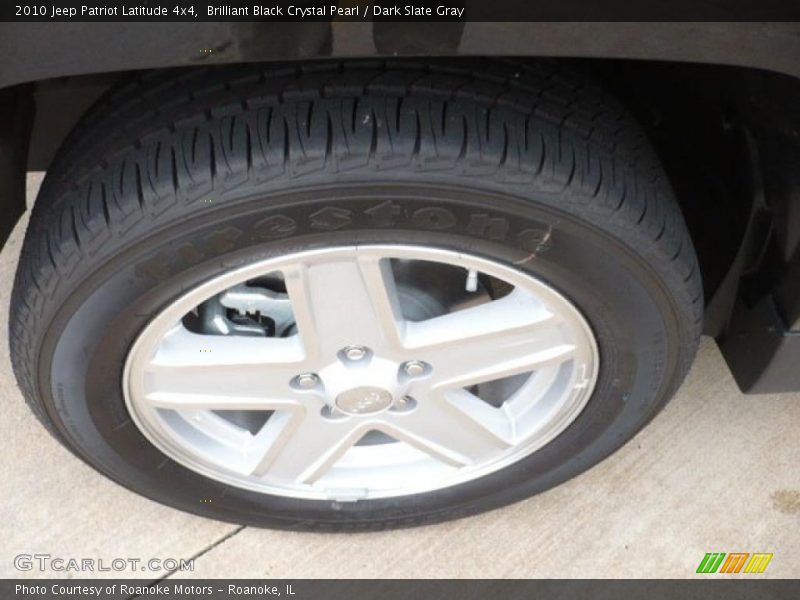 Brilliant Black Crystal Pearl / Dark Slate Gray 2010 Jeep Patriot Latitude 4x4