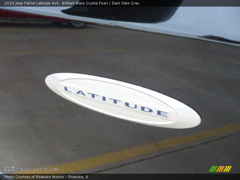 Brilliant Black Crystal Pearl / Dark Slate Gray 2010 Jeep Patriot Latitude 4x4