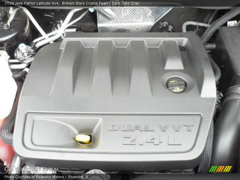 Brilliant Black Crystal Pearl / Dark Slate Gray 2010 Jeep Patriot Latitude 4x4