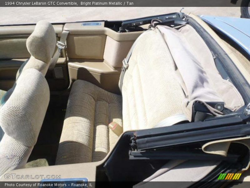 Bright Platinum Metallic / Tan 1994 Chrysler LeBaron GTC Convertible
