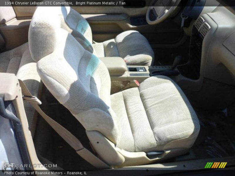 Bright Platinum Metallic / Tan 1994 Chrysler LeBaron GTC Convertible
