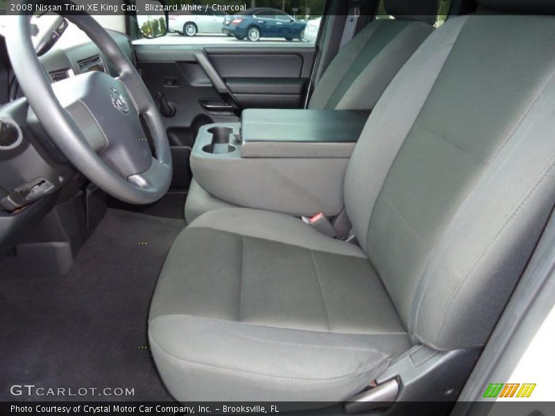 Blizzard White / Charcoal 2008 Nissan Titan XE King Cab
